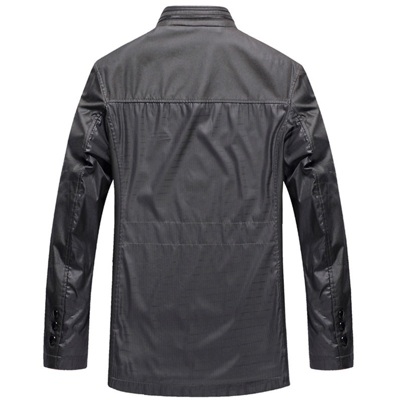 Herren leichte Reise-Utility-Jacke mit gesteppten Ärmeln, verdecktem Reißverschluss und kariertem Innenfutter Shop Nory