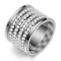 Damen Ring mit funkelnden Zirkonia und modernem Design Shop Nory