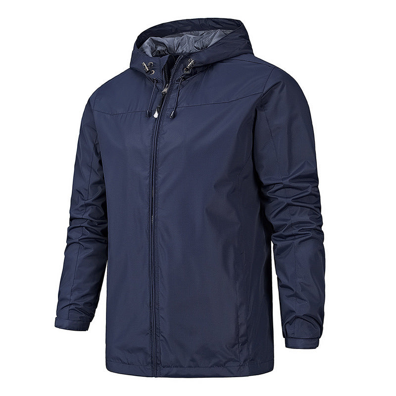 Herren Ultraleichter Ripstop-Kapuzenblouson mit wind- und wasserabweisender Membran Shop Nory