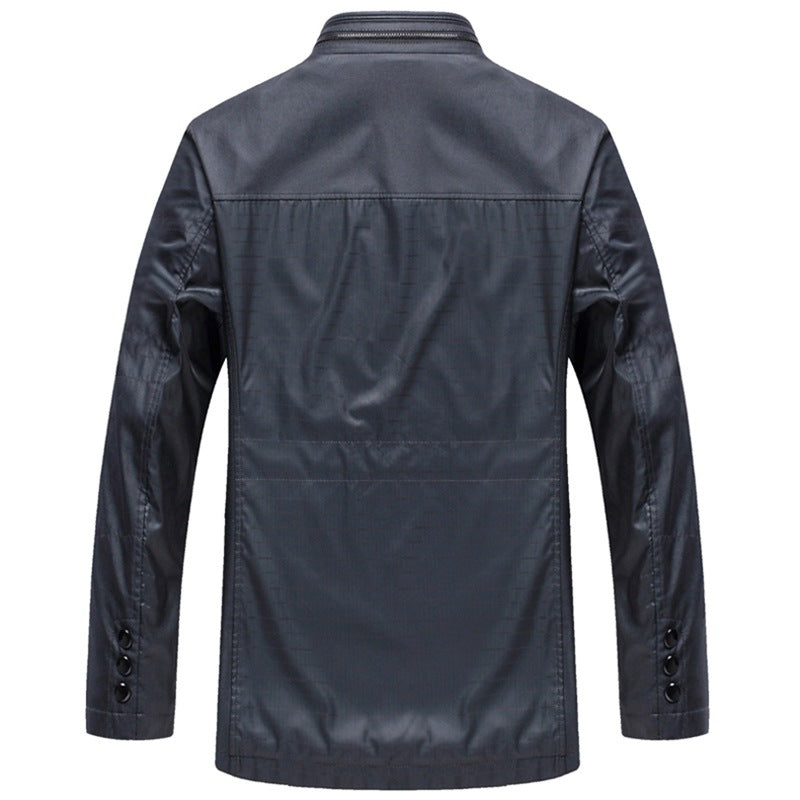 Herren leichte Reise-Utility-Jacke mit gesteppten Ärmeln, verdecktem Reißverschluss und kariertem Innenfutter Shop Nory