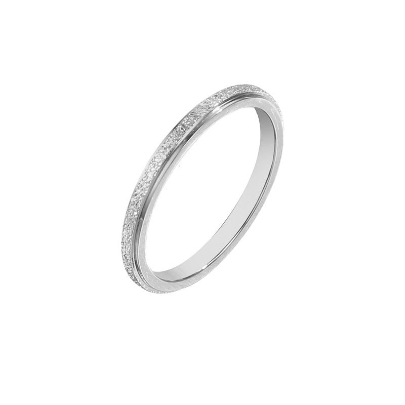 Damen eleganter Ring mit funkelndem Oberflächenfinish Shop Nory