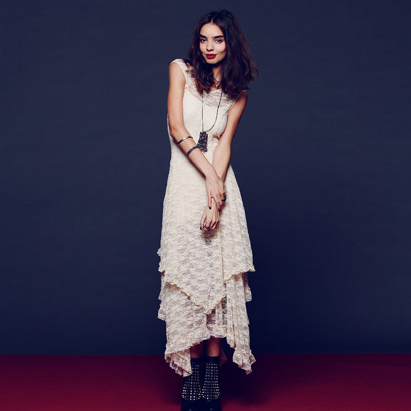 Damen Festliches Kleid mit voluminösem Rock und raffinierten Rüschendetails Shopnory