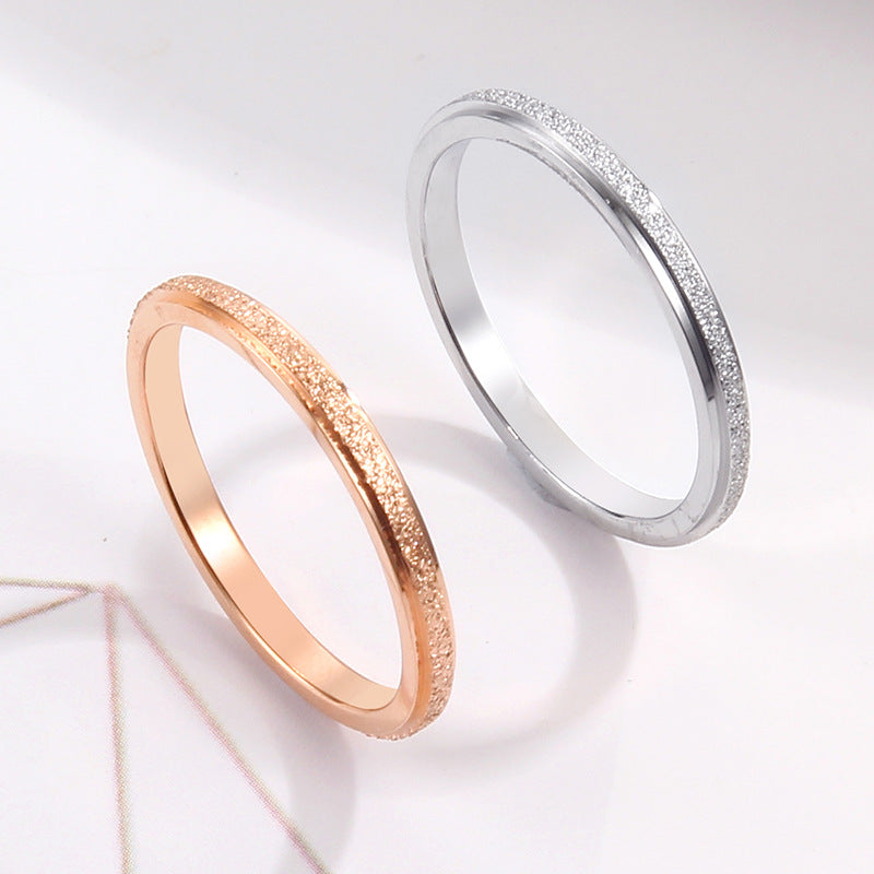 Damen eleganter und strukturierter Ring Shop Nory