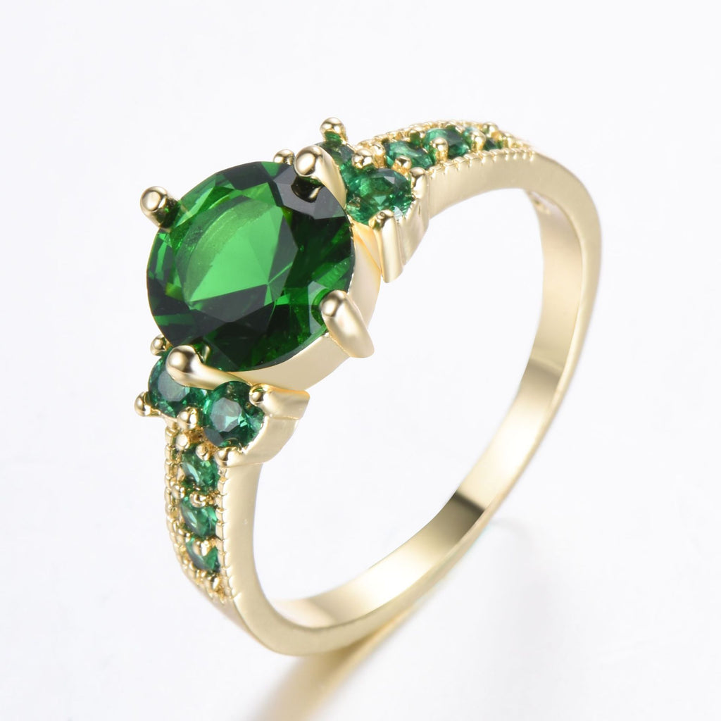 Damen Ring mit extravaganten Zirkonia-Einsätzen und funkelndem Rosenquarz Shop Nory