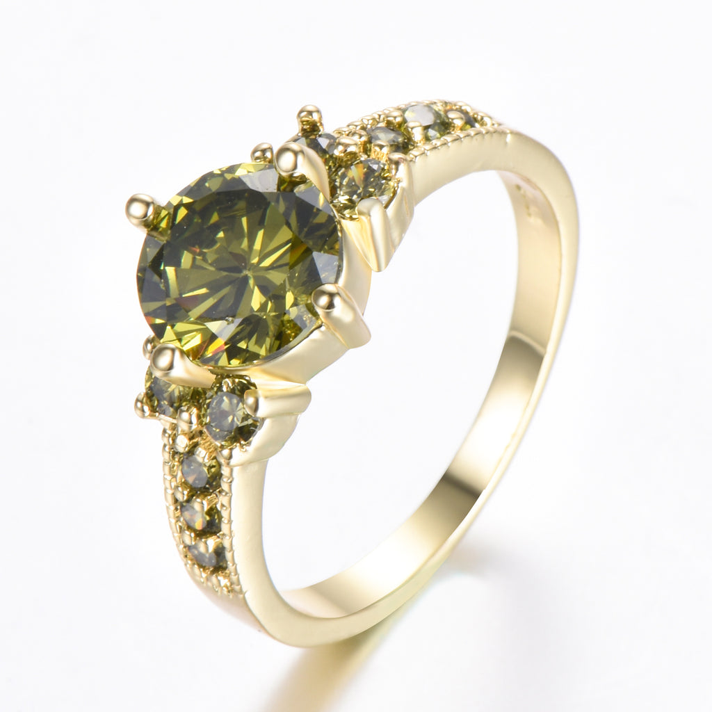 Damen Ring mit extravaganten Zirkonia-Einsätzen und funkelndem Rosenquarz Shop Nory
