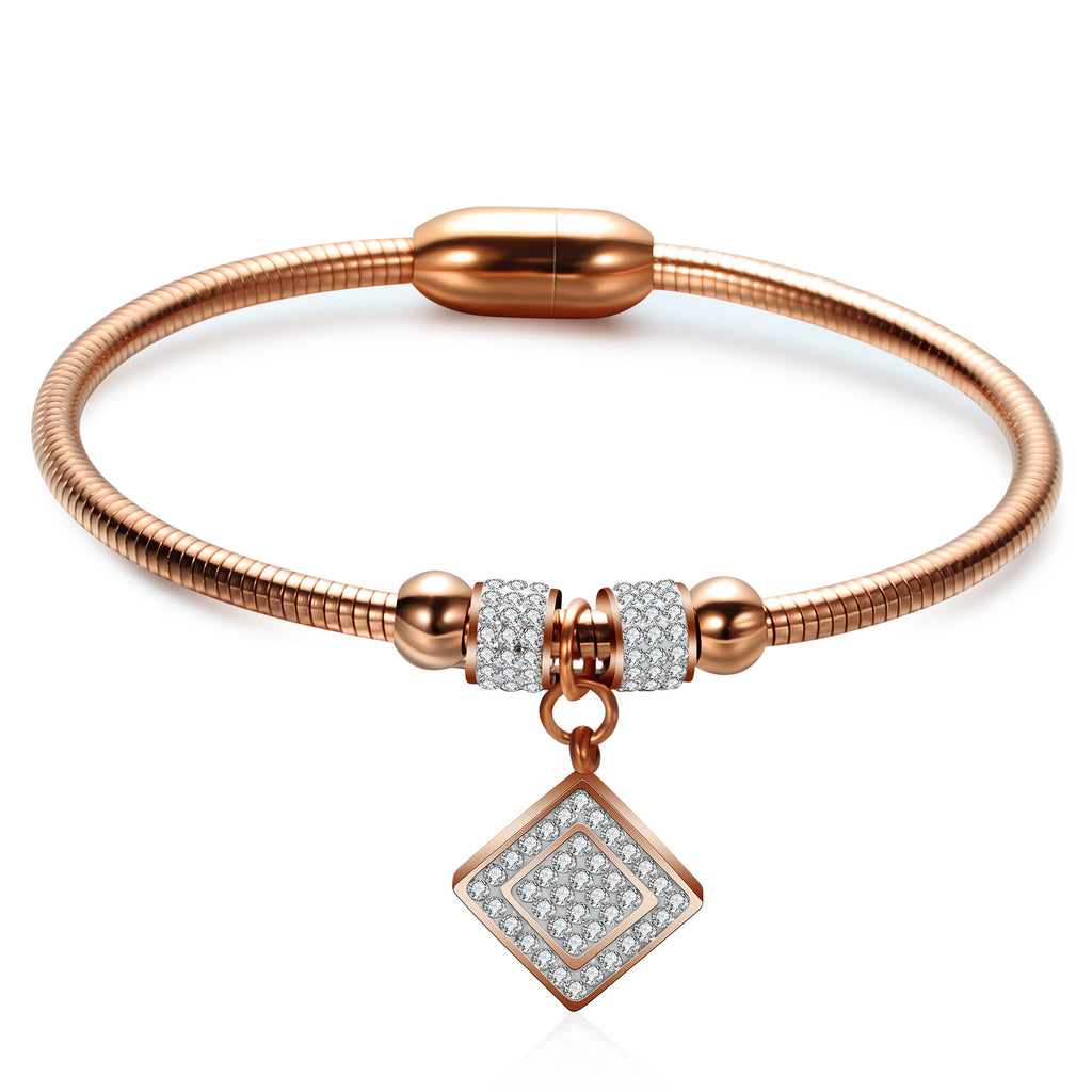 Damen Eleganter Armband mit funkelnden Kristallen Shop Nory