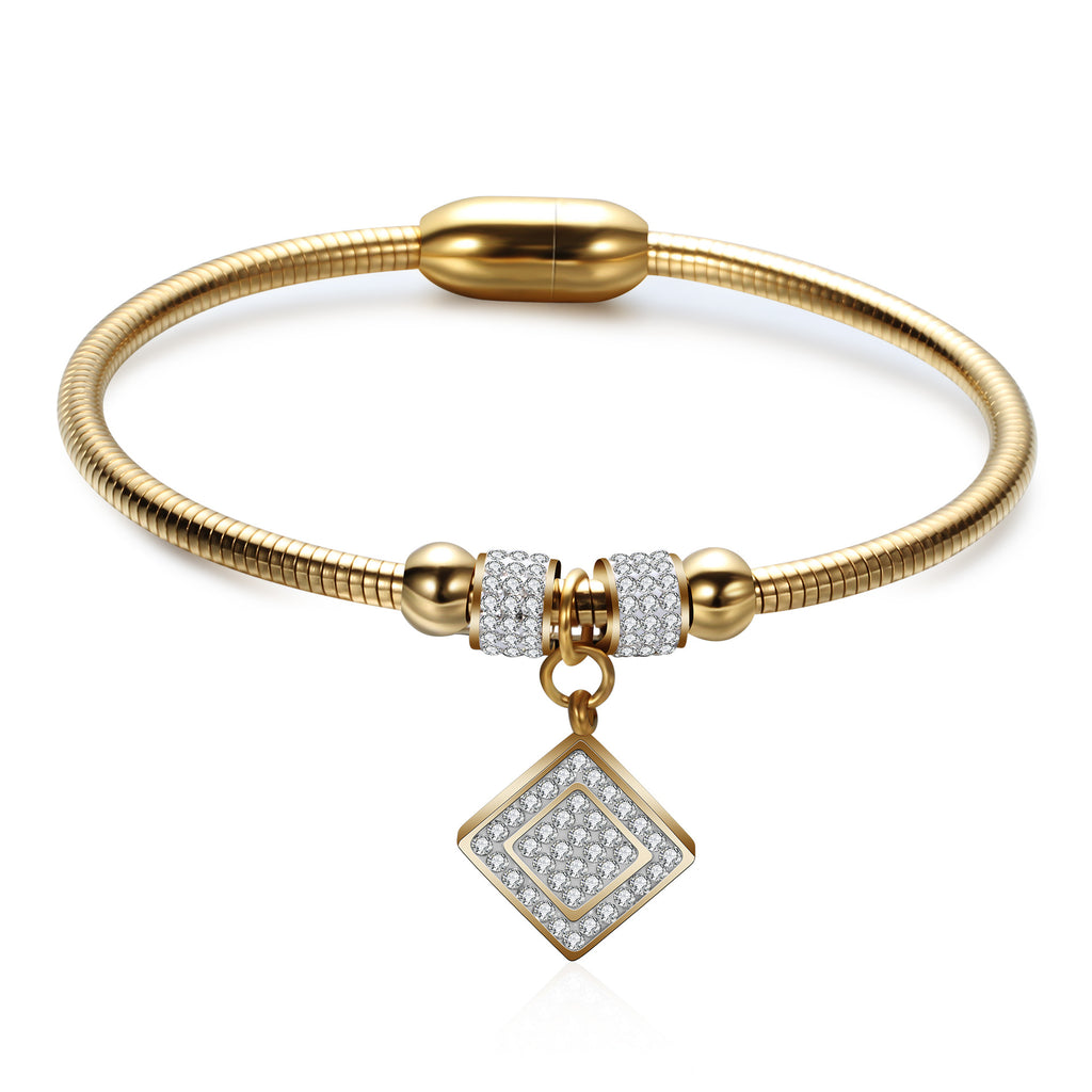 Damen Eleganter Armband mit funkelnden Kristallen Shop Nory