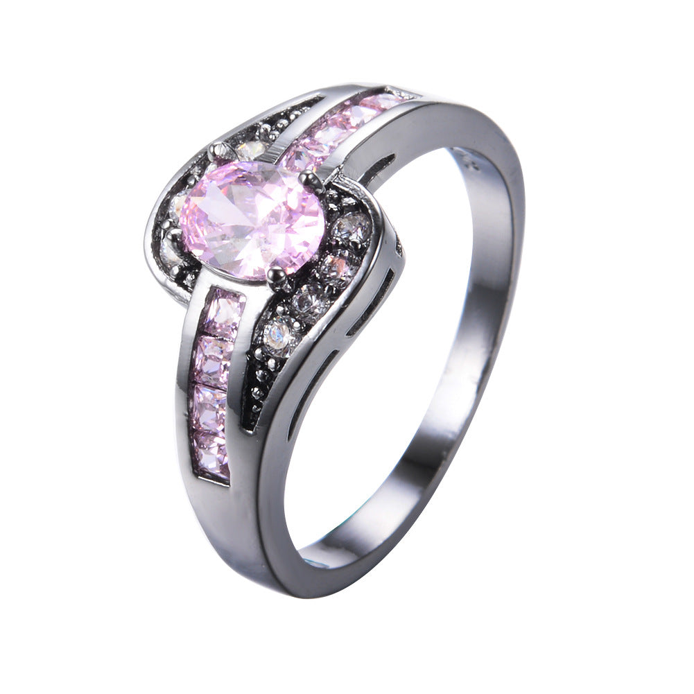 Damen Ring mit funkelndem blauen Stein und elegantem Zirkonia-Design Shop Nory