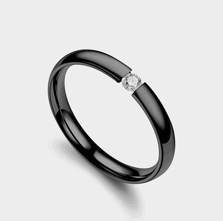 Damen Ring mit funkelndem Zirkonia und elegantem, geschwungenem Design Shop Nory