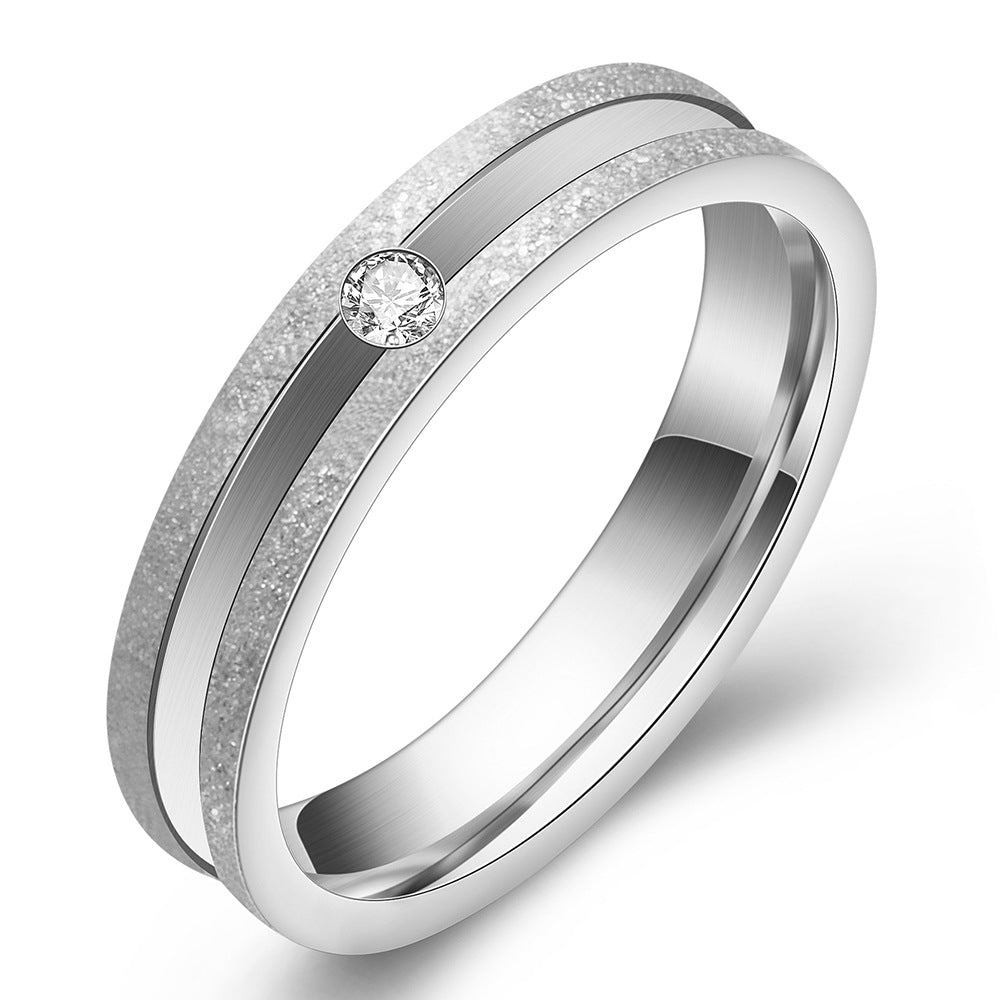 Damen Ring mit elegantem, zweifarbigen Design und funkelndem Zirkonia Shop Nory