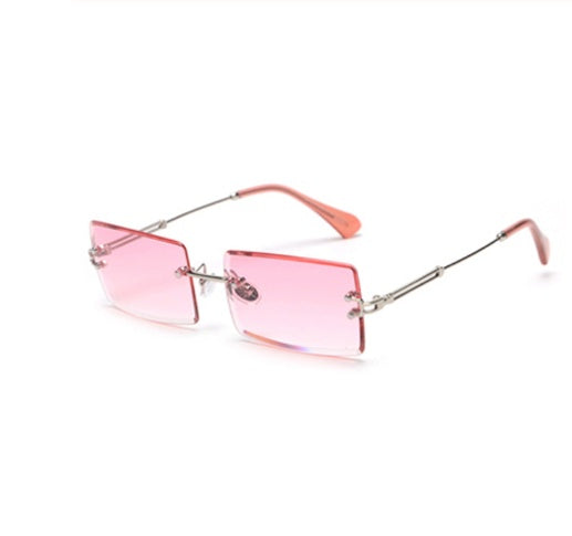 Modische Rechteckige Sonnenbrille Im Retro Stil