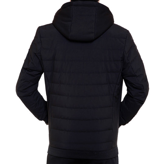 Herren Leichte gesteppte Kapuzenjacke mit Thermoisolierung und Reißverschlusstaschen Shop Nory