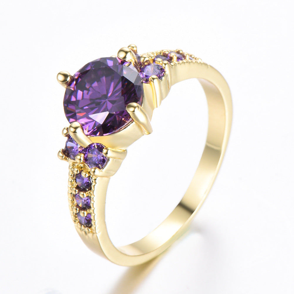 Damen Ring mit extravaganten Zirkonia-Einsätzen und funkelndem Rosenquarz Shop Nory