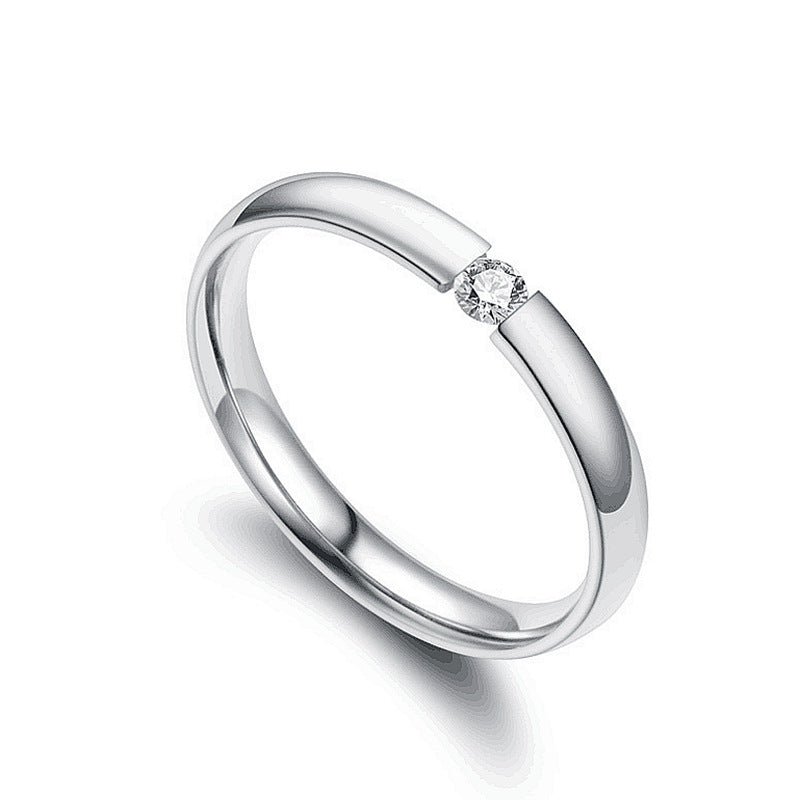 Damen Ring mit funkelndem Zirkonia und elegantem, geschwungenem Design Shop Nory