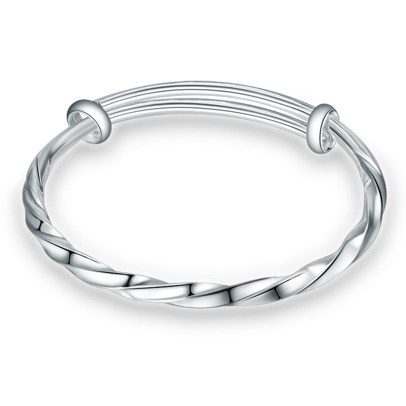 Damen zierlicher Armreif mit geflochtenem Design und eleganter Struktur Shop Nory