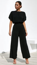 Damen Jumpsuit mit weitem Bein und elegantem Schnitt