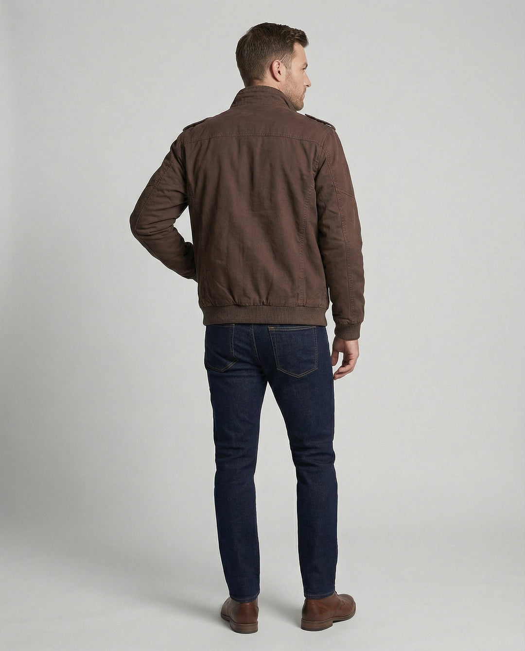 Herren Canvasjacke Baumwolle robust