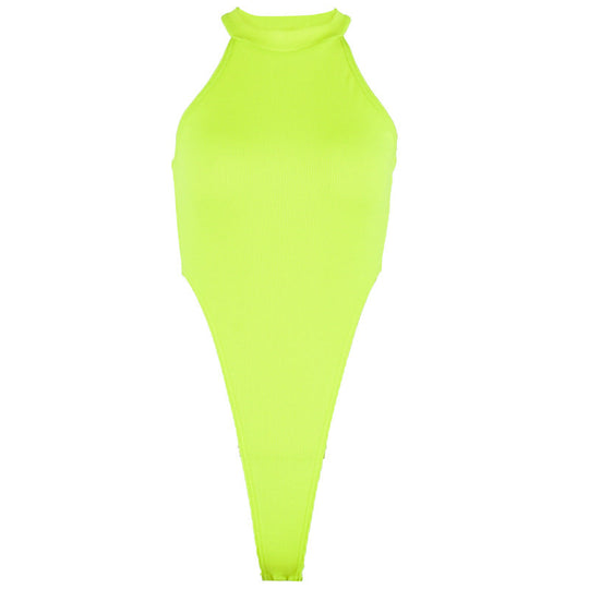 Damen Hochgeschlossenes Bodysuit