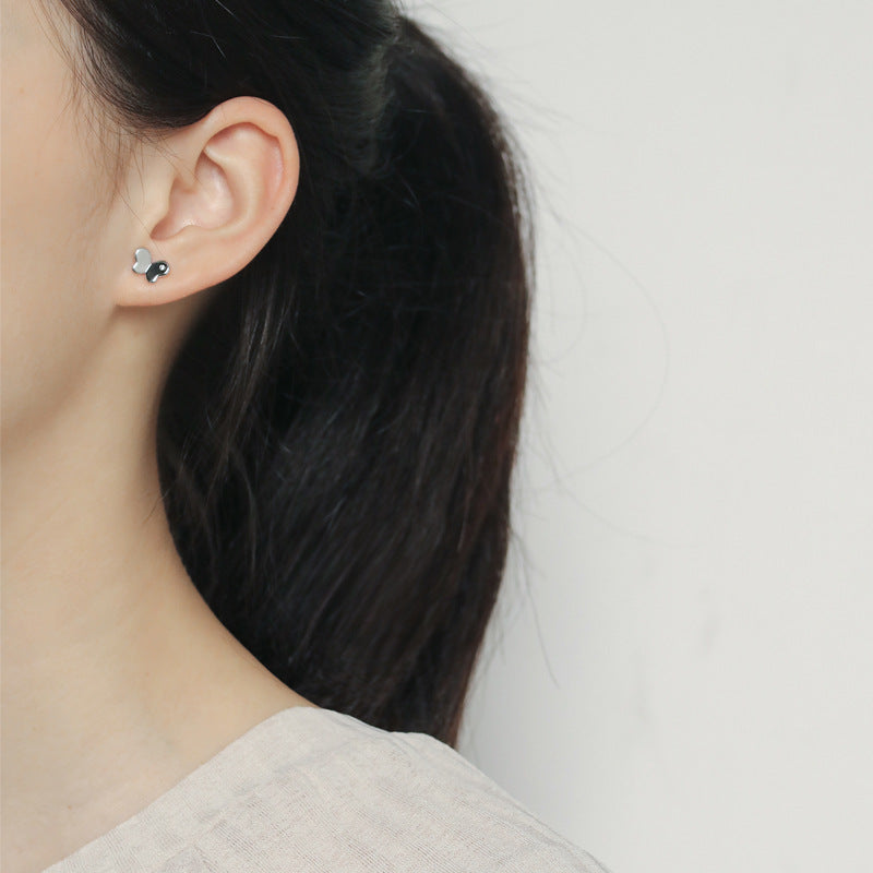 Damenohrringe mit filigranem Schmetterlingsdesign und funkelndem Zirkonia-Besatz Shop Nory