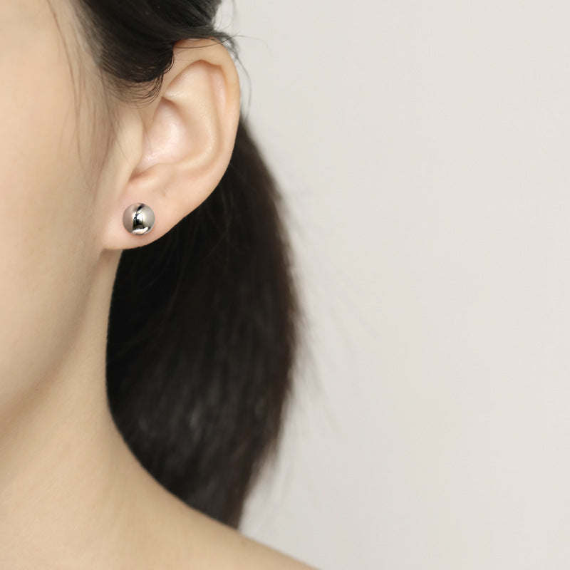Damen Ohrringe aus hochglänzendem Edelstahl Shop Nory