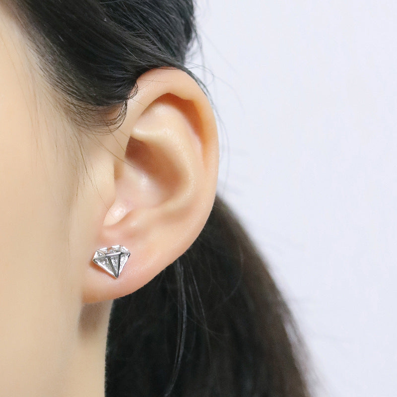 Damen Ohrstecker im modernen Diamantdesign Shop Nory