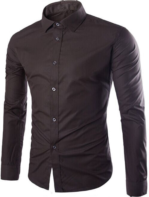 Herren tailliertes Business-Hemd mit Kentkragen, leichtem Stretch und schmaler Silhouette Shop Nory