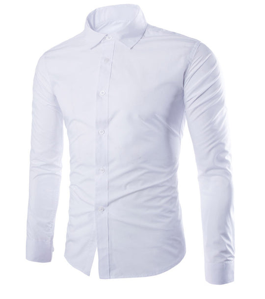 Herren tailliertes Business-Hemd mit Kentkragen, leichtem Stretch und schmaler Silhouette Shop Nory