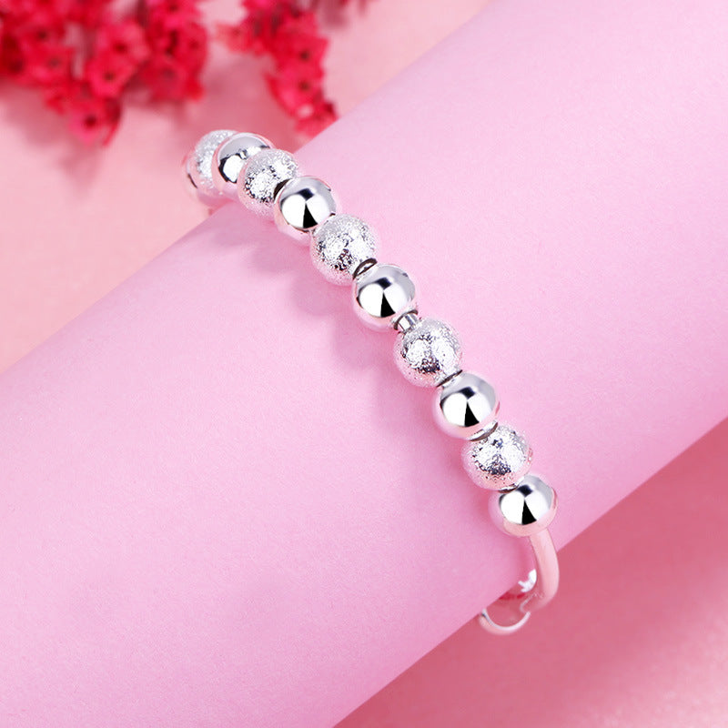 Damen Offenes Armband mit funkelnden Perlen-Elementen Shop Nory