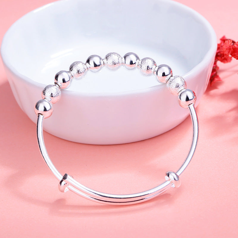 Damen Offenes Armband mit funkelnden Perlen-Elementen Shop Nory