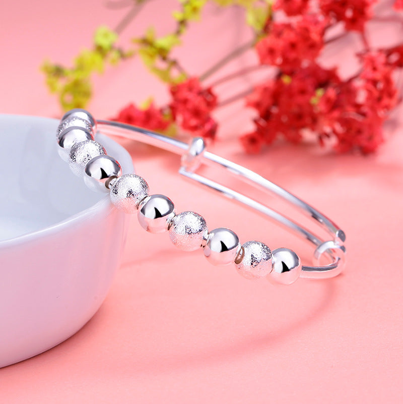 Damen Offenes Armband mit funkelnden Perlen-Elementen Shop Nory