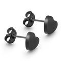 Damen Herzförmige Ohrstecker aus hochwertigem Metall Shop Nory