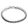Damen Edelstahlarmband mit funkelnden Kristallen Shop Nory