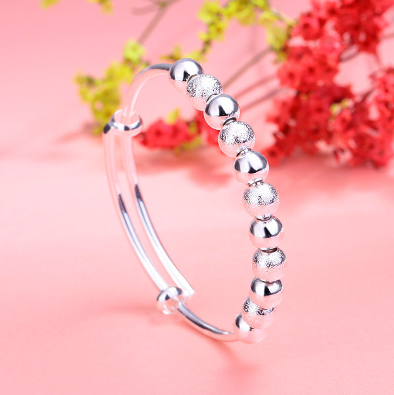 Damen Offenes Armband mit funkelnden Perlen-Elementen Shop Nory