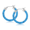 Damen Creolen aus hochwertigem Edelstahl mit einzigartigem, farbigem Design Shop Nory