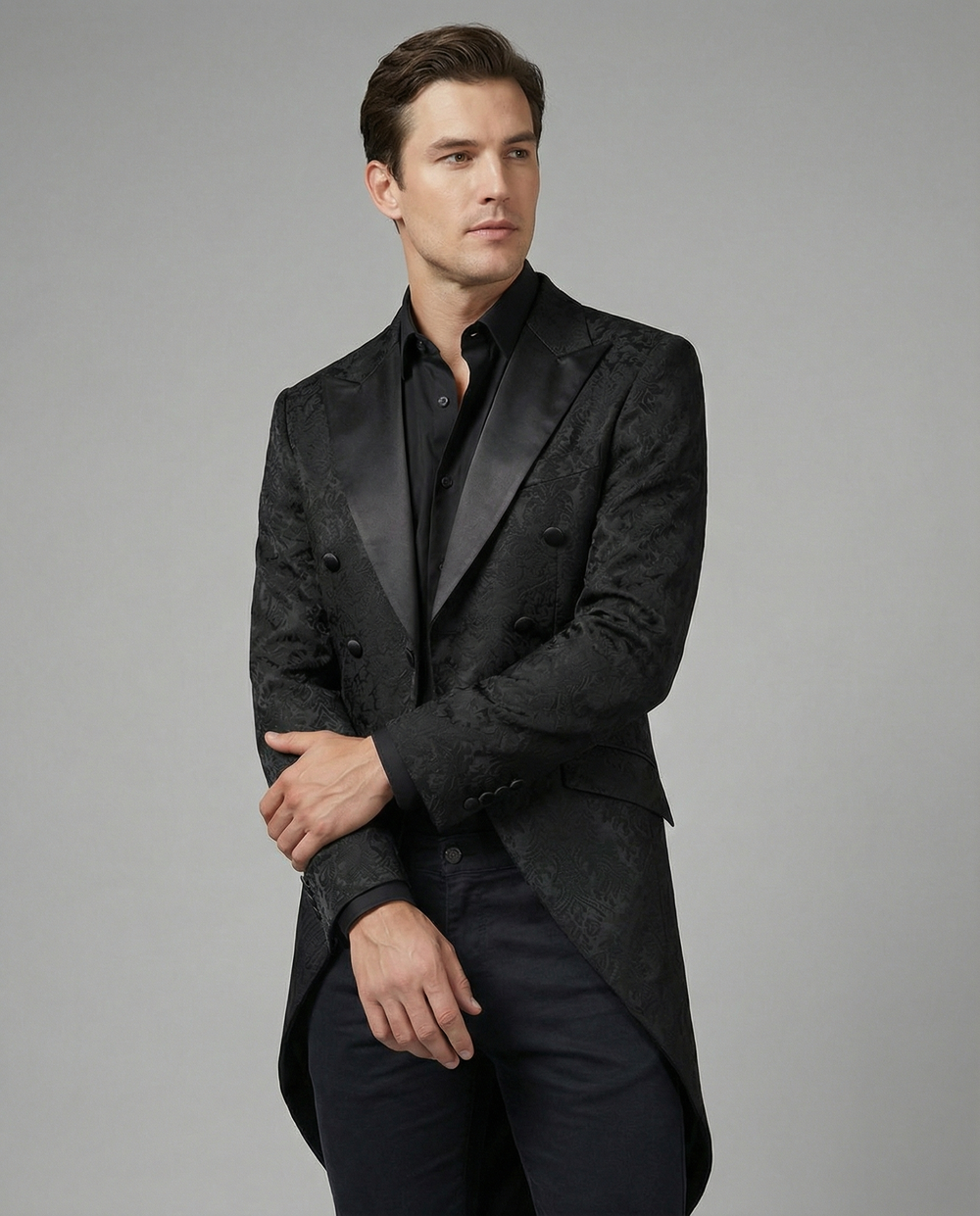 Gothis Schwalbenschwanzmantel für Herren