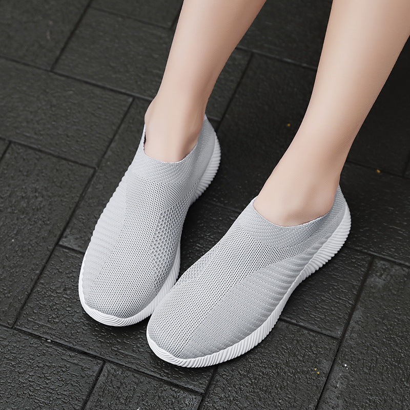 Damen Atmungsaktive Slip-On Sneakers mit flexiblem Obermaterial