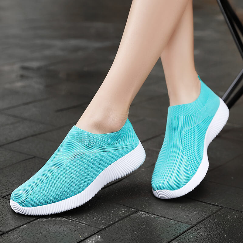 Damen Atmungsaktive Slip-On Sneakers mit flexiblem Obermaterial