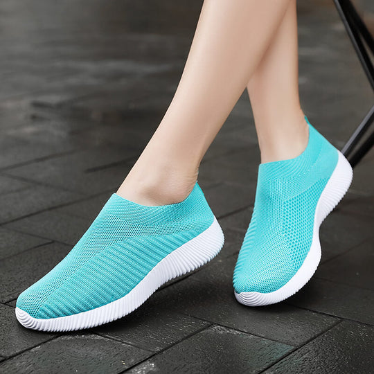 Damen Atmungsaktive Slip-On Sneakers mit flexiblem Obermaterial