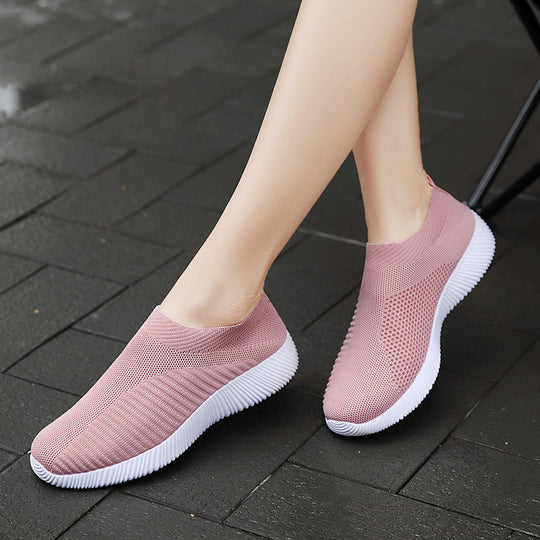 Damen Atmungsaktive Slip-On Sneakers mit flexiblem Obermaterial