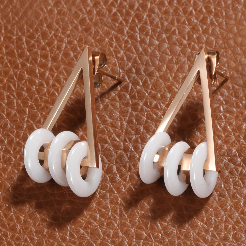 Damen geometrische Ohrringe Shop Nory