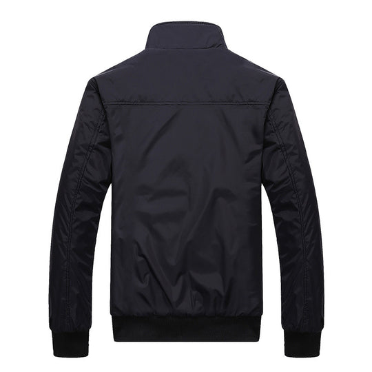 Herren Kurzblouson mit kariertem Innenfutter, Stehkragen und Reißverschlusstaschen Shop Nory