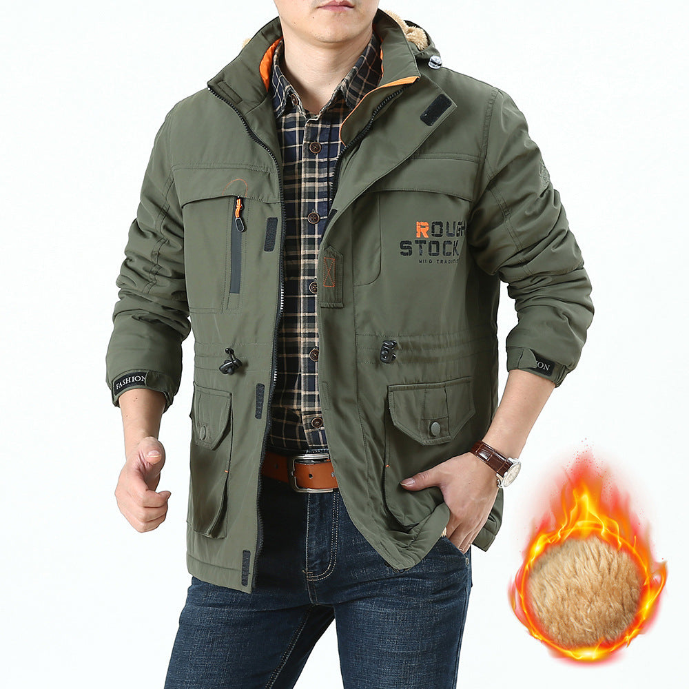 Herren Multifunktionale Wetterjacke mit praktischen Taschen Shop Nory