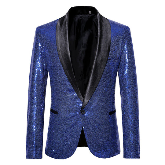 Stilvoller Pailletten-Blazer für Herren