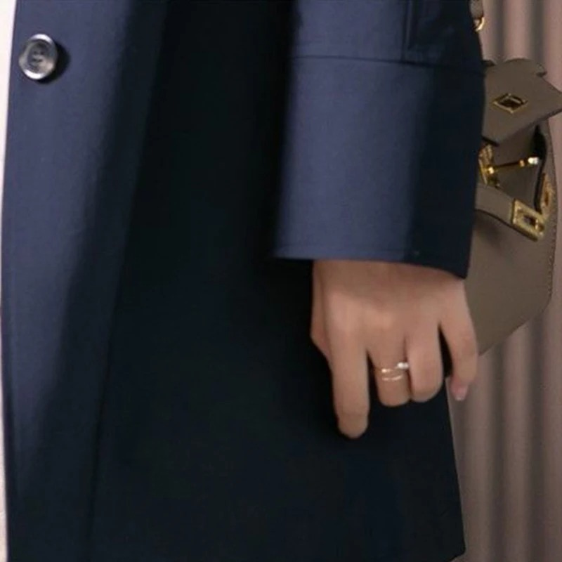 Stylischer Einreihiger Kurzer Trenchcoat für Damen