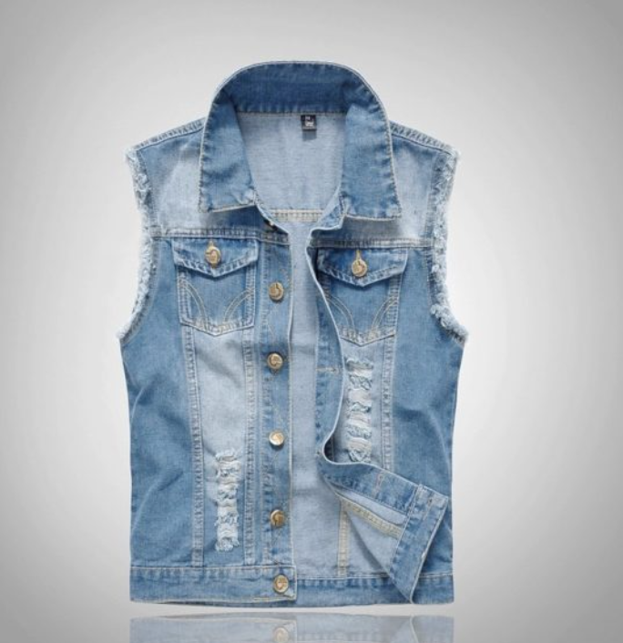 ShopNory Stylische Denim Weste für Herren