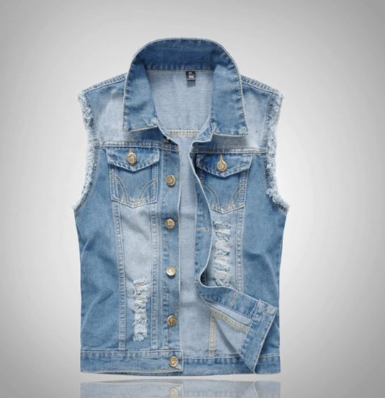 ShopNory Stylische Denim Weste für Herren