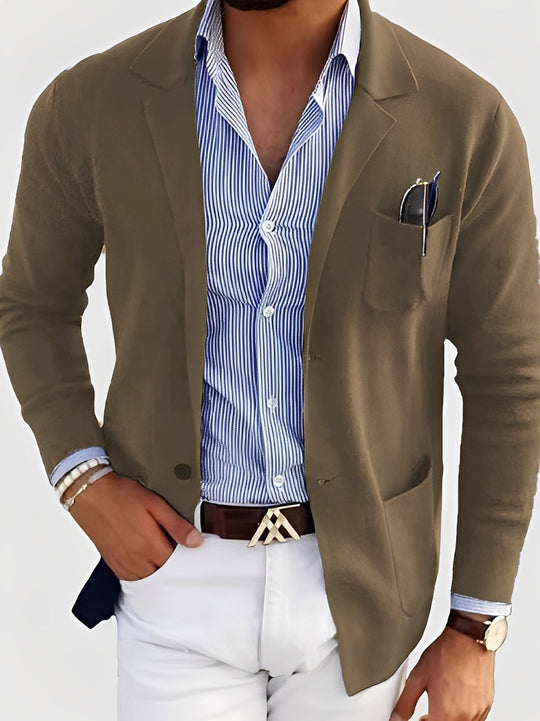 Shopnory | Lässiger Cardigan mit Taschen für Männer