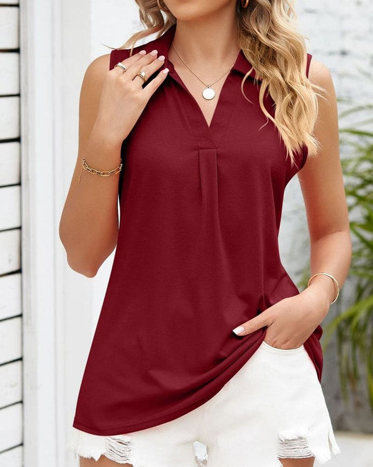 Leichte Ärmellose Bluse