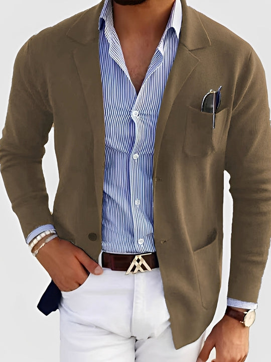 Eleganter Blazer mit Taschen für Männer