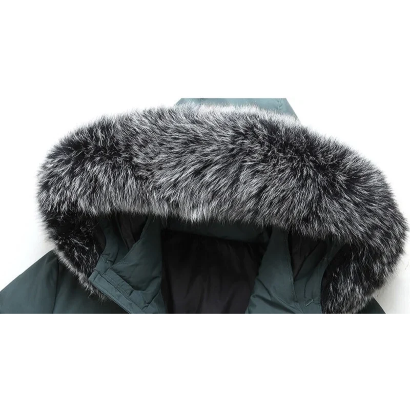 Herren winddichte Winterparka